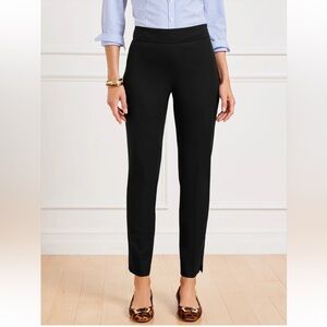 TALBOTS CHATHAM COTTON BI-STRETCH SLIM ANKLE PANTS